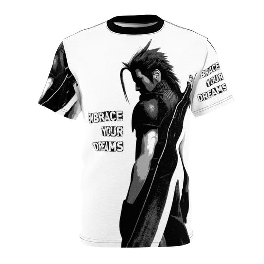 AOP T-shirt featuring fantasy characters and elements from the Final Fantasy series