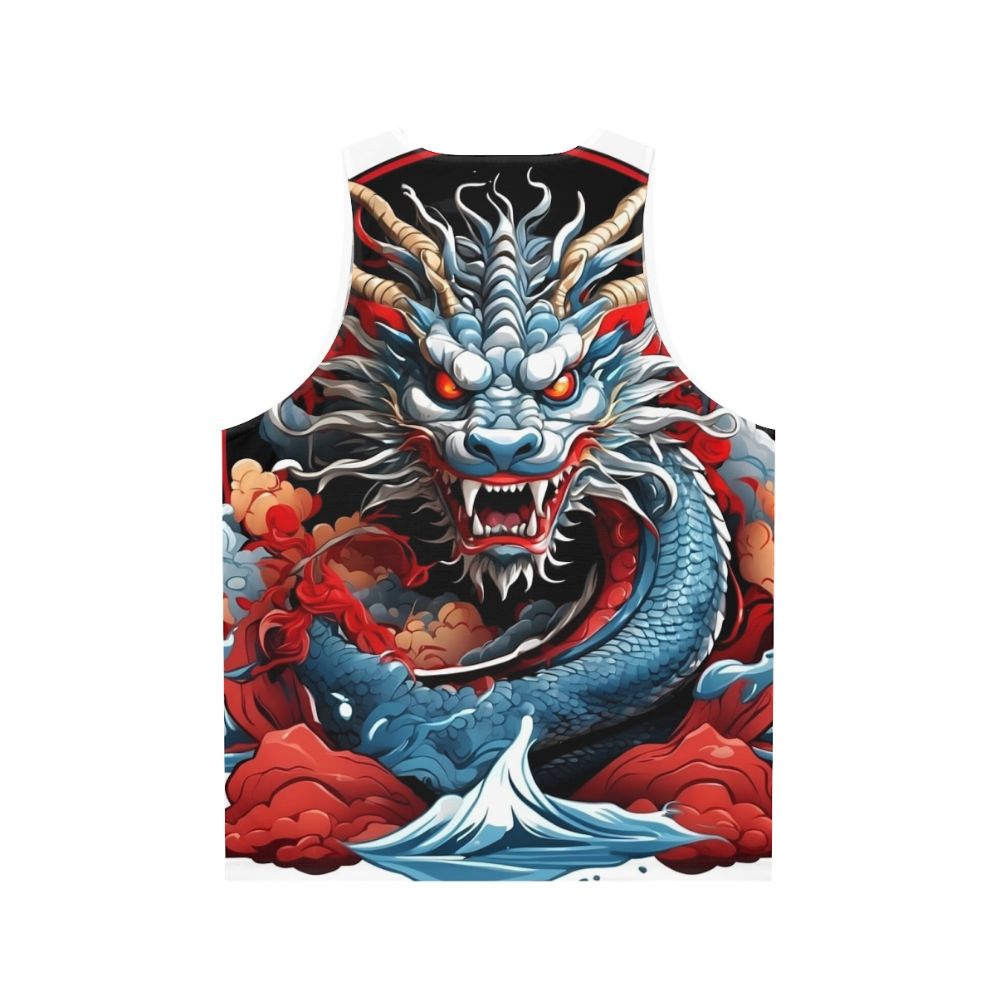 Dragon Chinese Zodiac Unisex Tank Top - Back