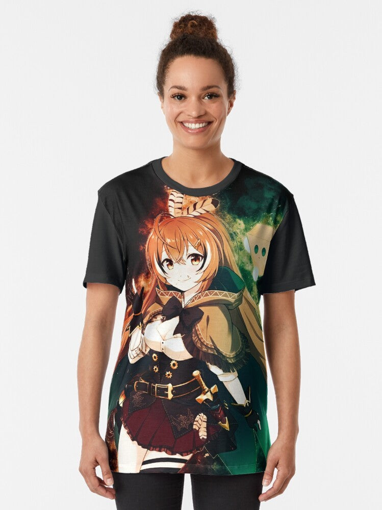 Nanashi Mumei from the Hololive Council virtual youtuber group on a graphic t-shirt design - Women