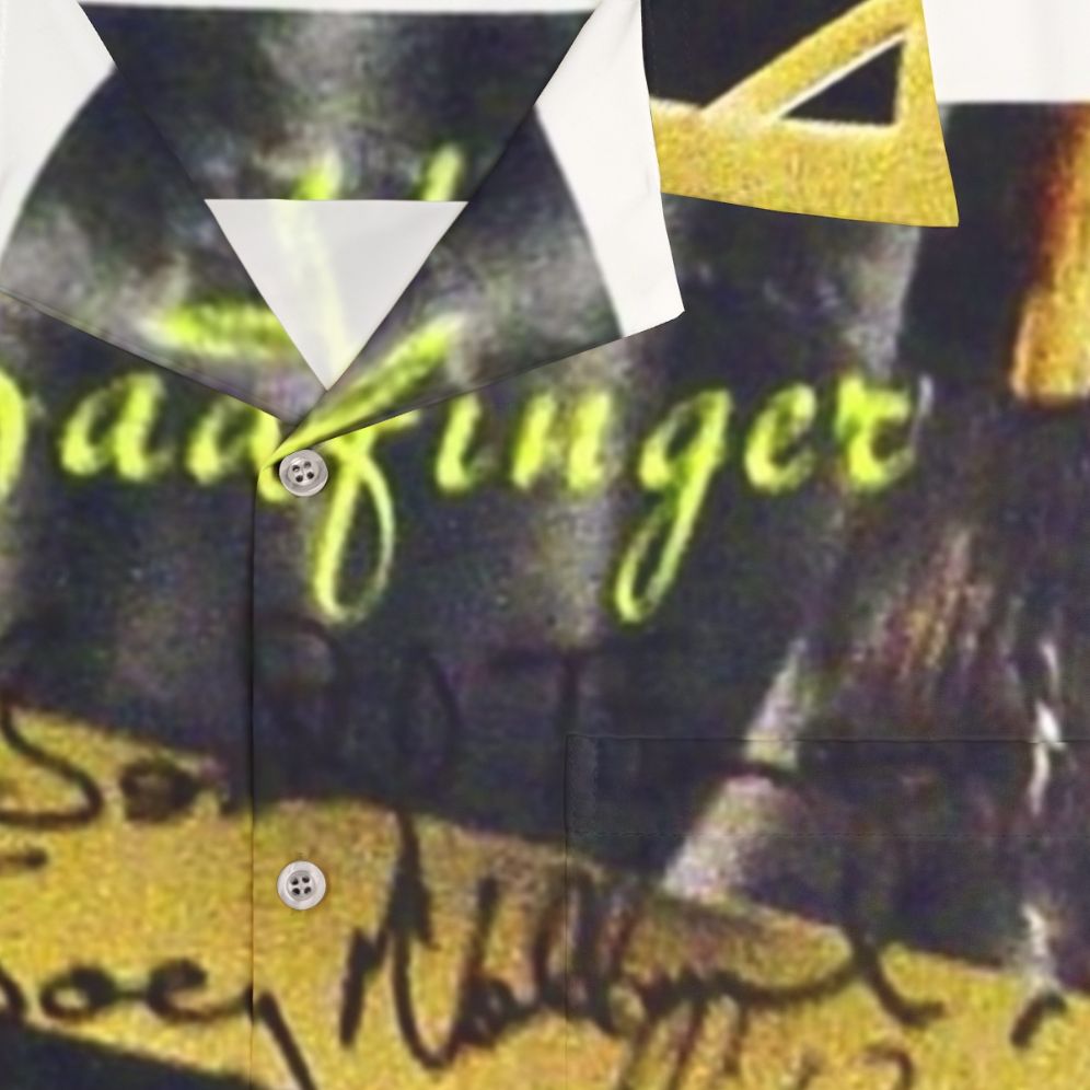 Badfinger Signed LP Hawaiian Shirt with Retro Music Memorabilia - Detail