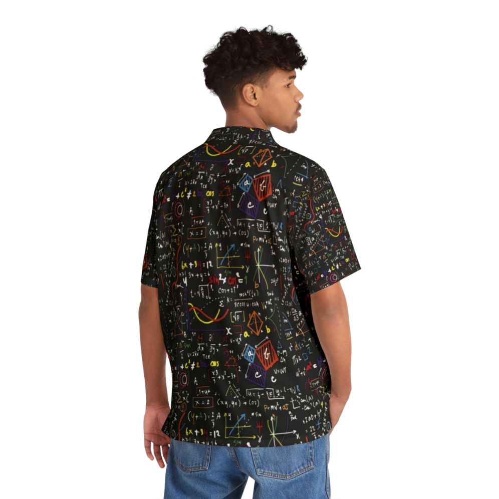 Maths Equations Hawaiian Shirt with Geeky Math Formula Print - People Back