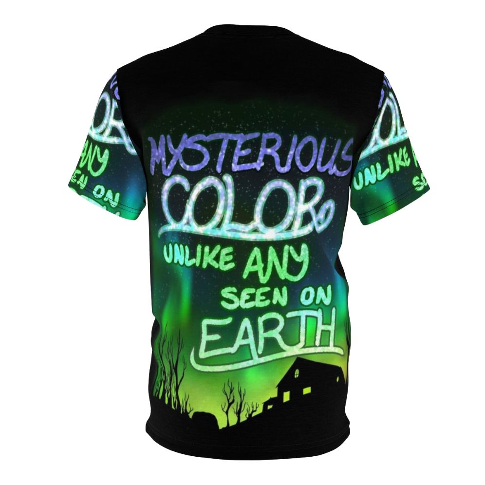 Mysterious color t-shirt inspired by cosmic horror sci-fi - Back