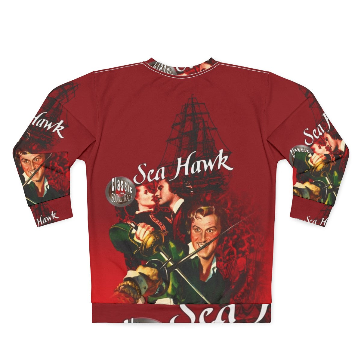 Sea Hawk movie-themed vintage sweatshirt - Back