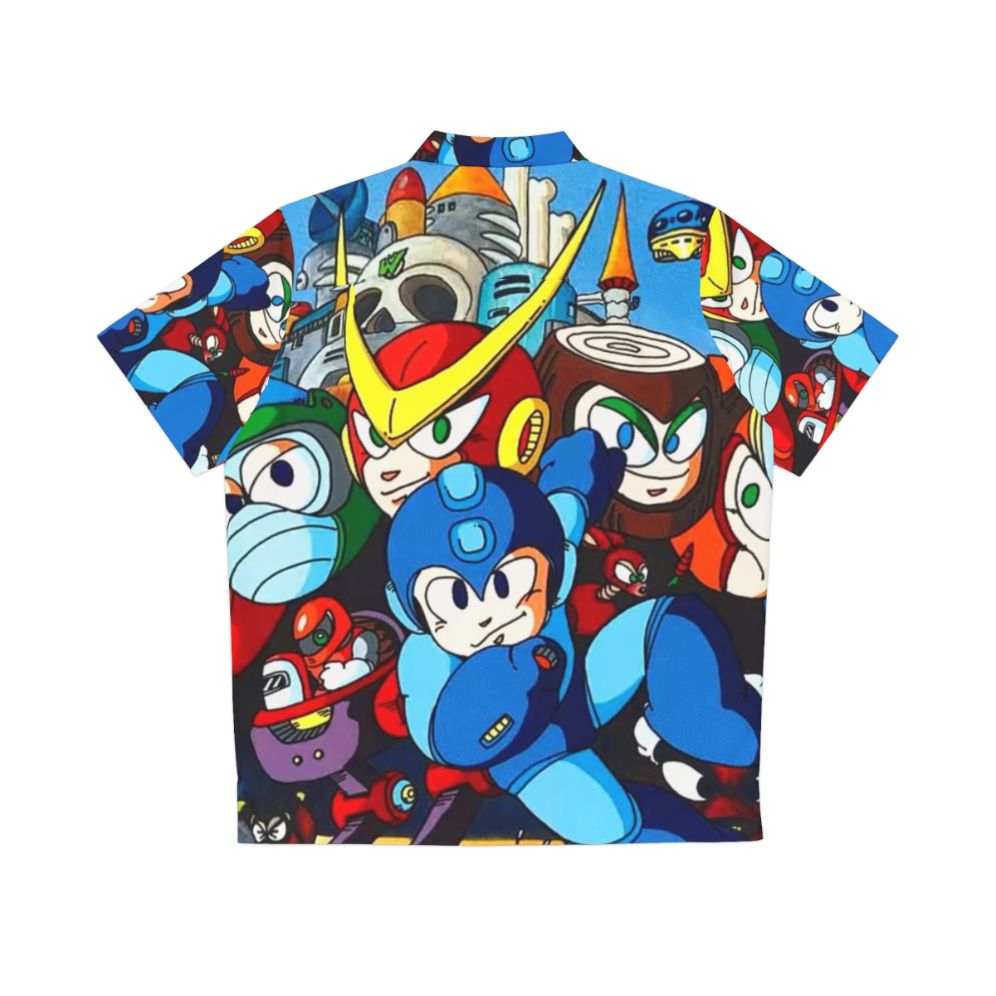 Mega Man 2 Retro Gaming Hawaiian Shirt - Back