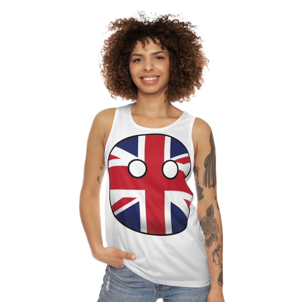 United Kingdom Countryball Unisex Tank Top - women