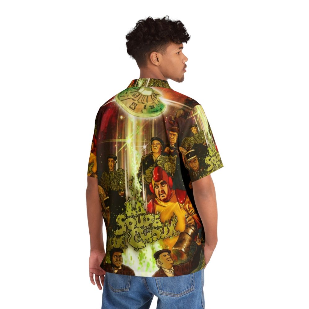 Cabbage Soup Hawaiian Shirt with Tropical Print and Sci-Fi Elements - People Back