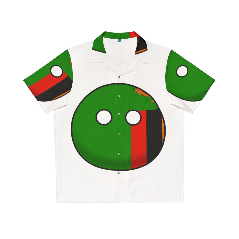 Zambia Countryball Hawaiian Shirt