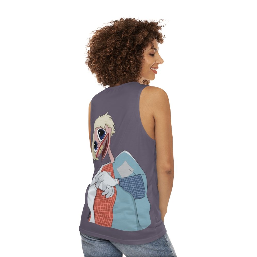 Creepy Ratafak Plachta Unisex Tank Top - women back