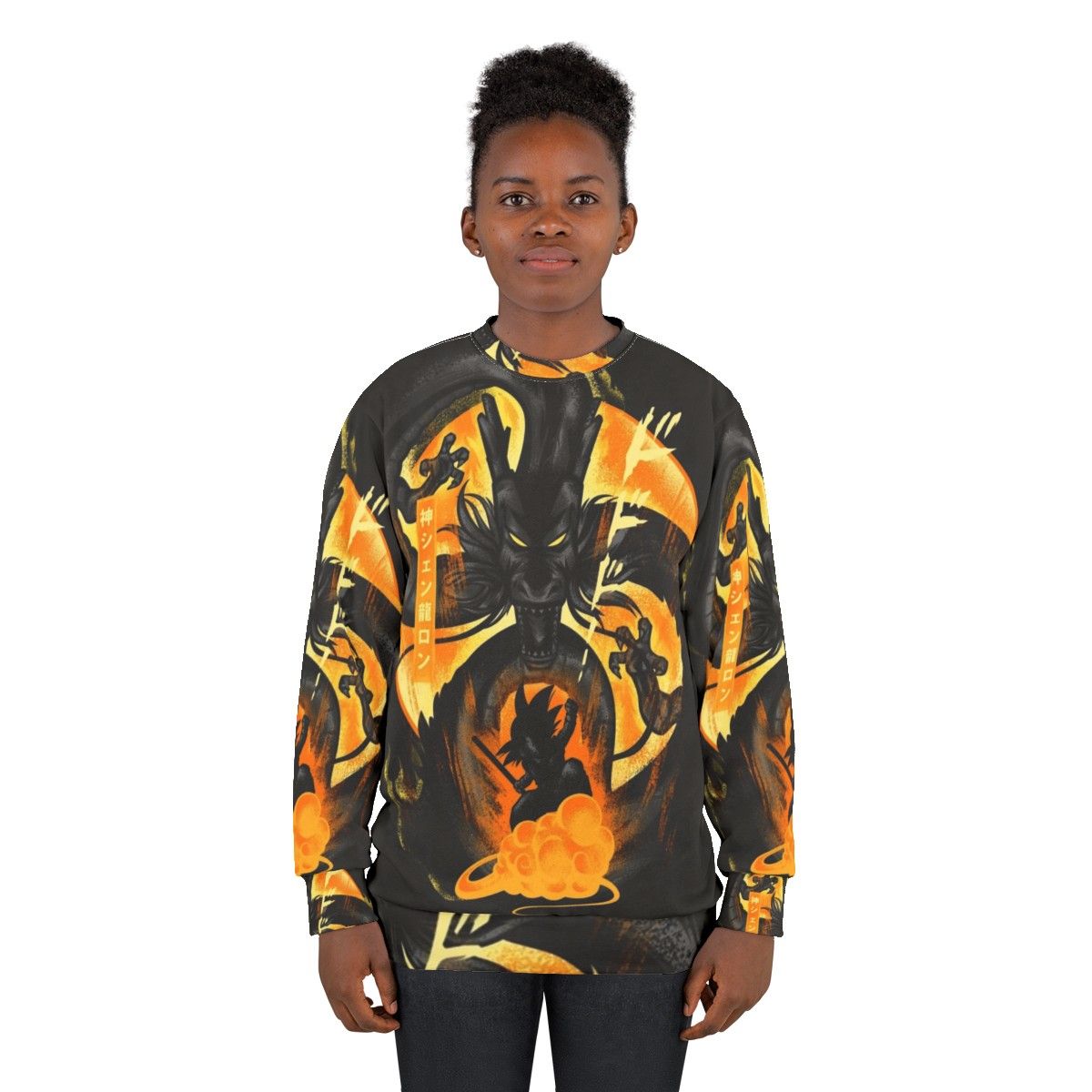 Attack of Shenron Dragon Ball Anime Sweatshirt - women