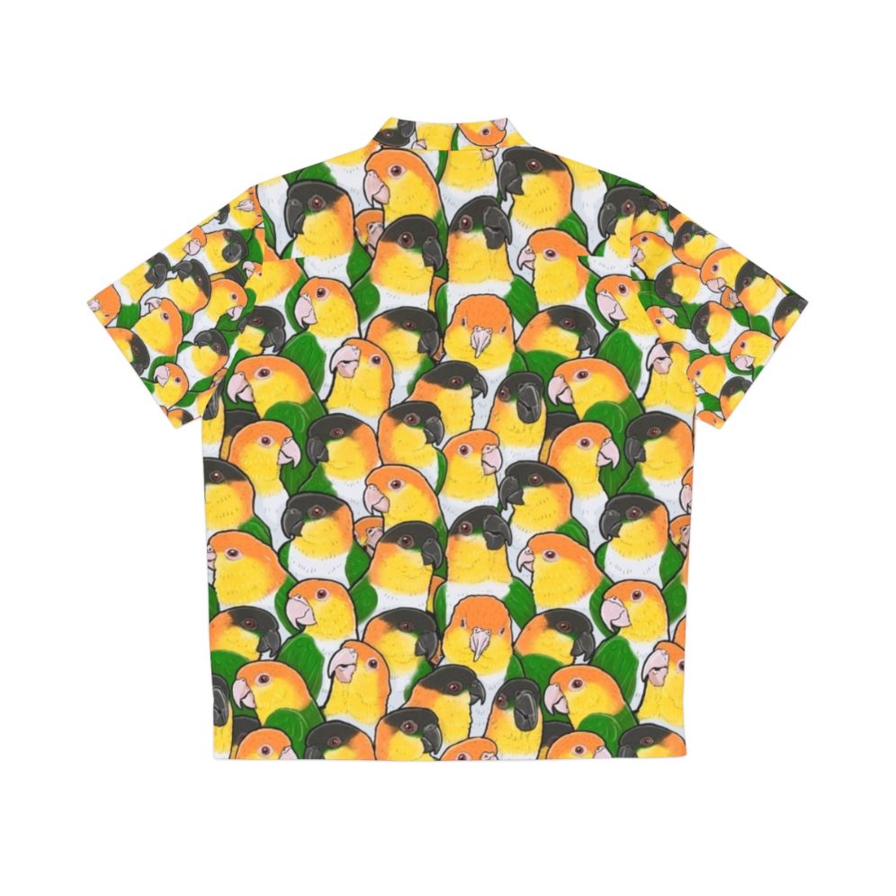 Caique parrot Hawaiian shirt - Back