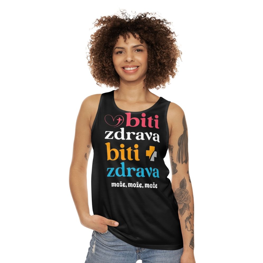 Unisex "In Corpore Sano" 2022 Eurovision Fan Tank Top - women