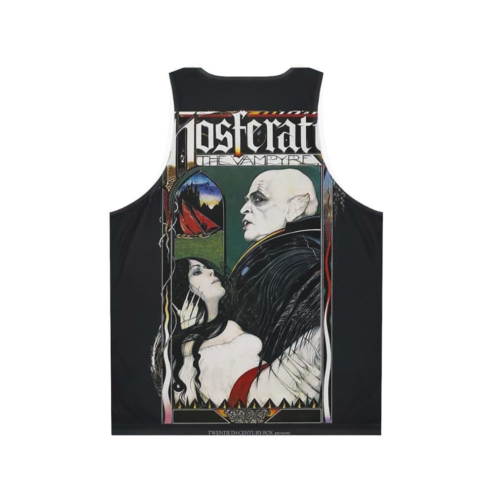 Vintage Nosferatu movie poster unisex tank top - Back