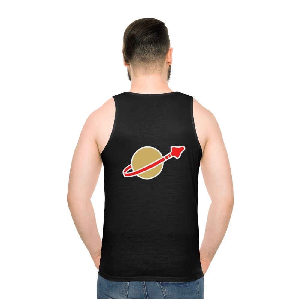 Lego classic space inspired unisex essential tank top - men back