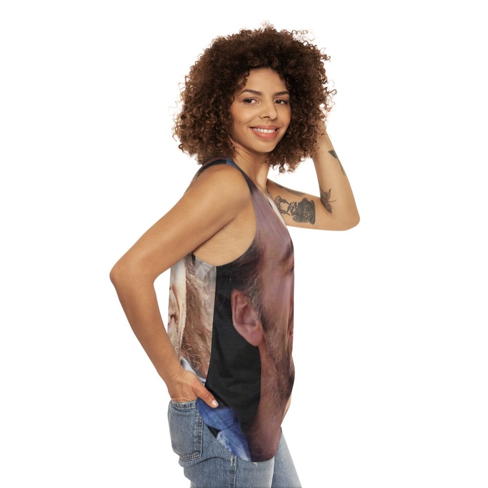 Nicolas Cage Unisex Tank Top - women side