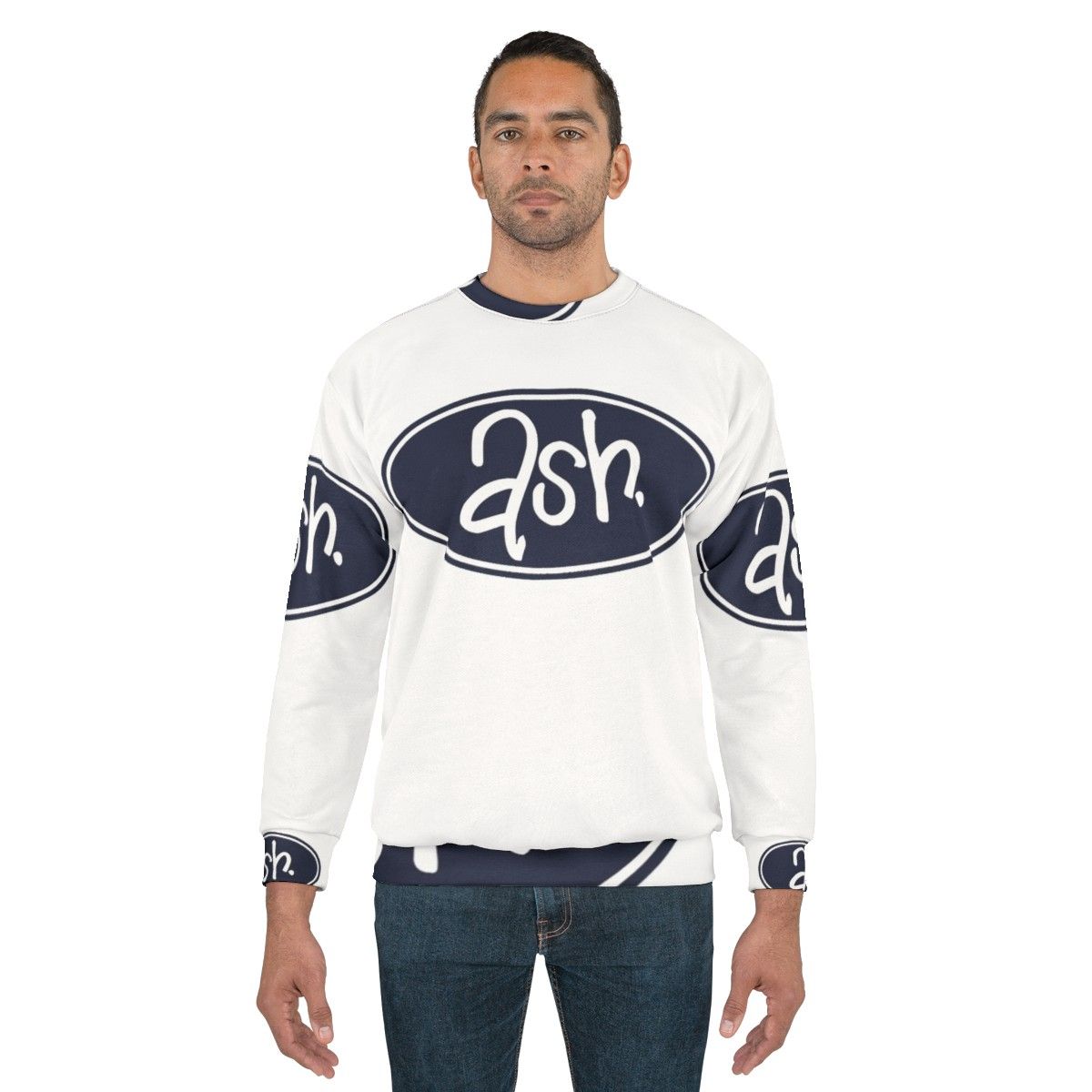 Ash Band Logo Sweatshirt - Music Merchandise - men