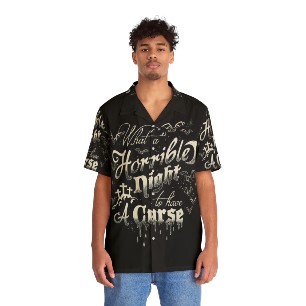 Dracula's Curse Castlevania-inspired Hawaiian shirt - People Front