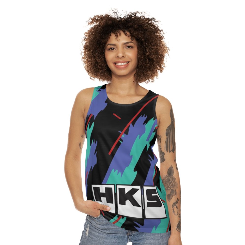 HKS Retro Pattern Unisex Tank Top - women