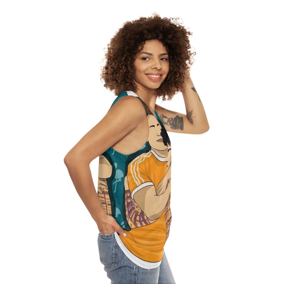 Heartstopper Nick and Charlie Unisex Tank Top - women side