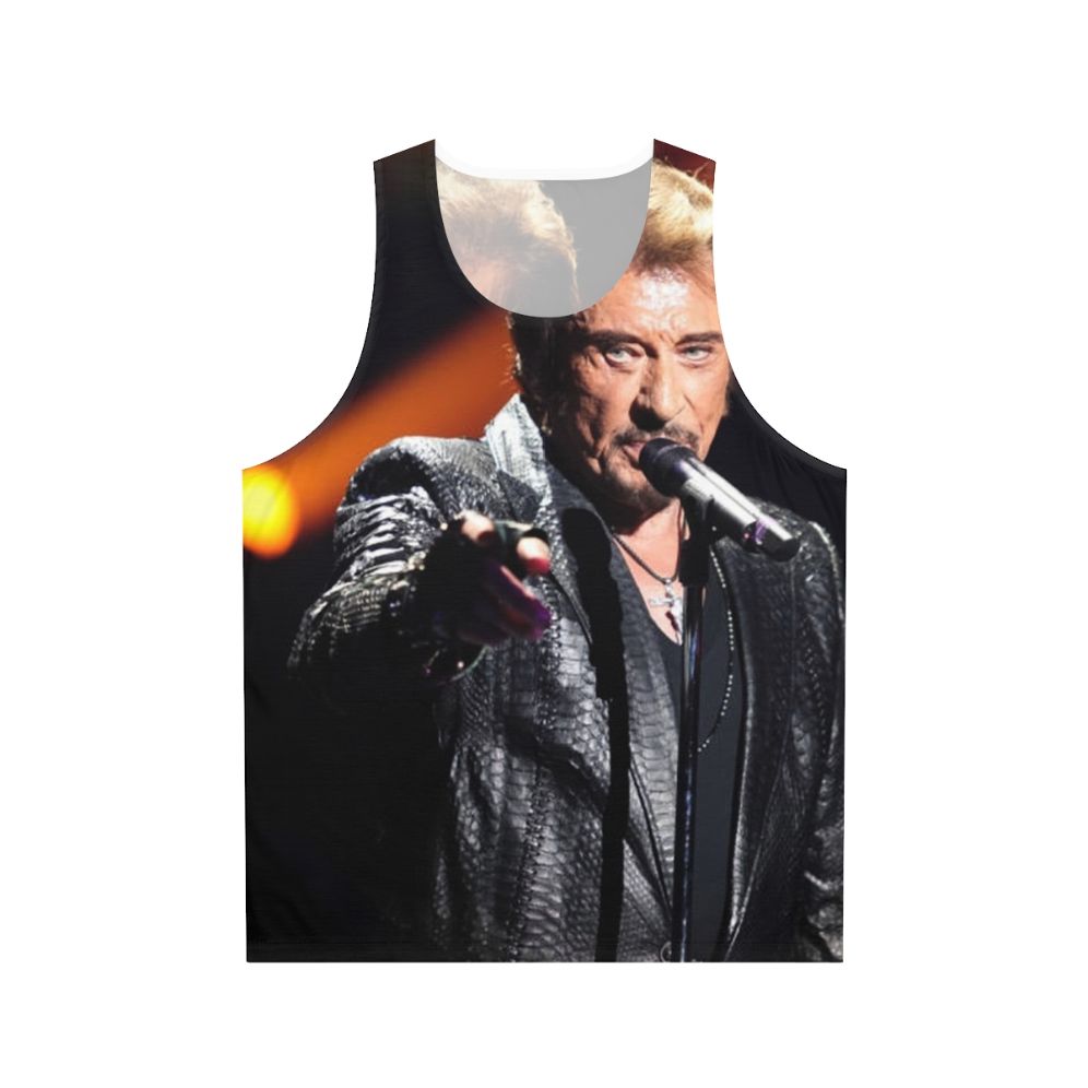 Johnny Hallyday Singer Unisex Tank Top