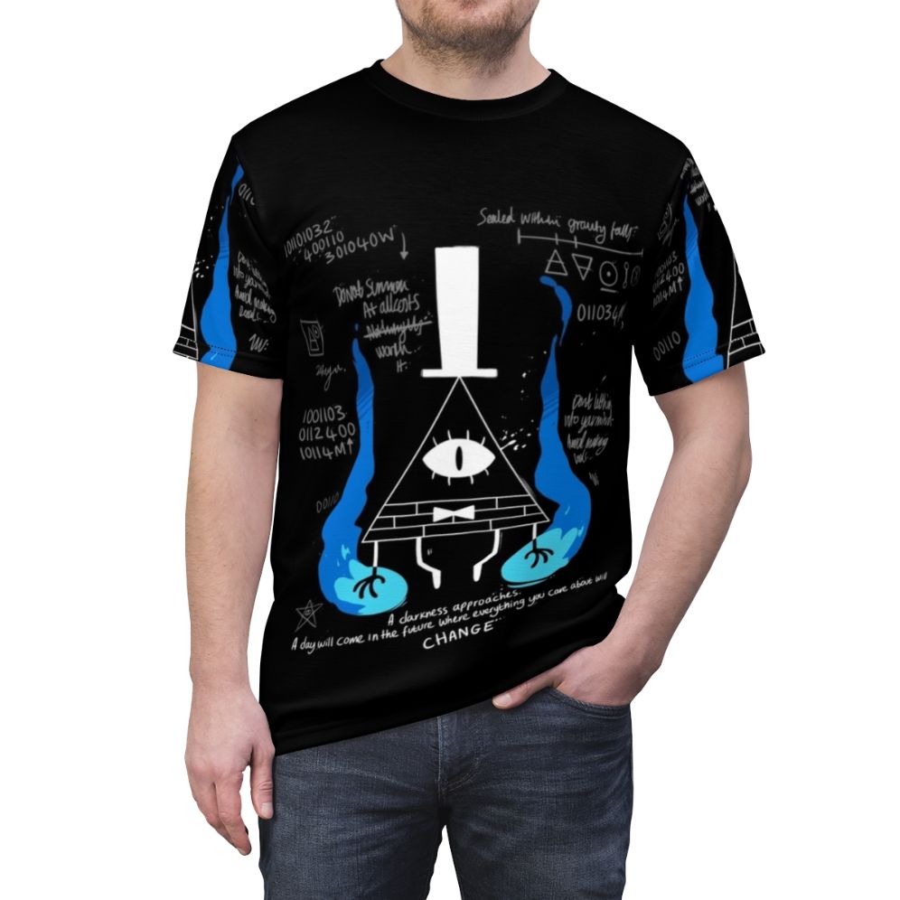 Gravity Falls Bill Cipher AOP T-Shirt - men front