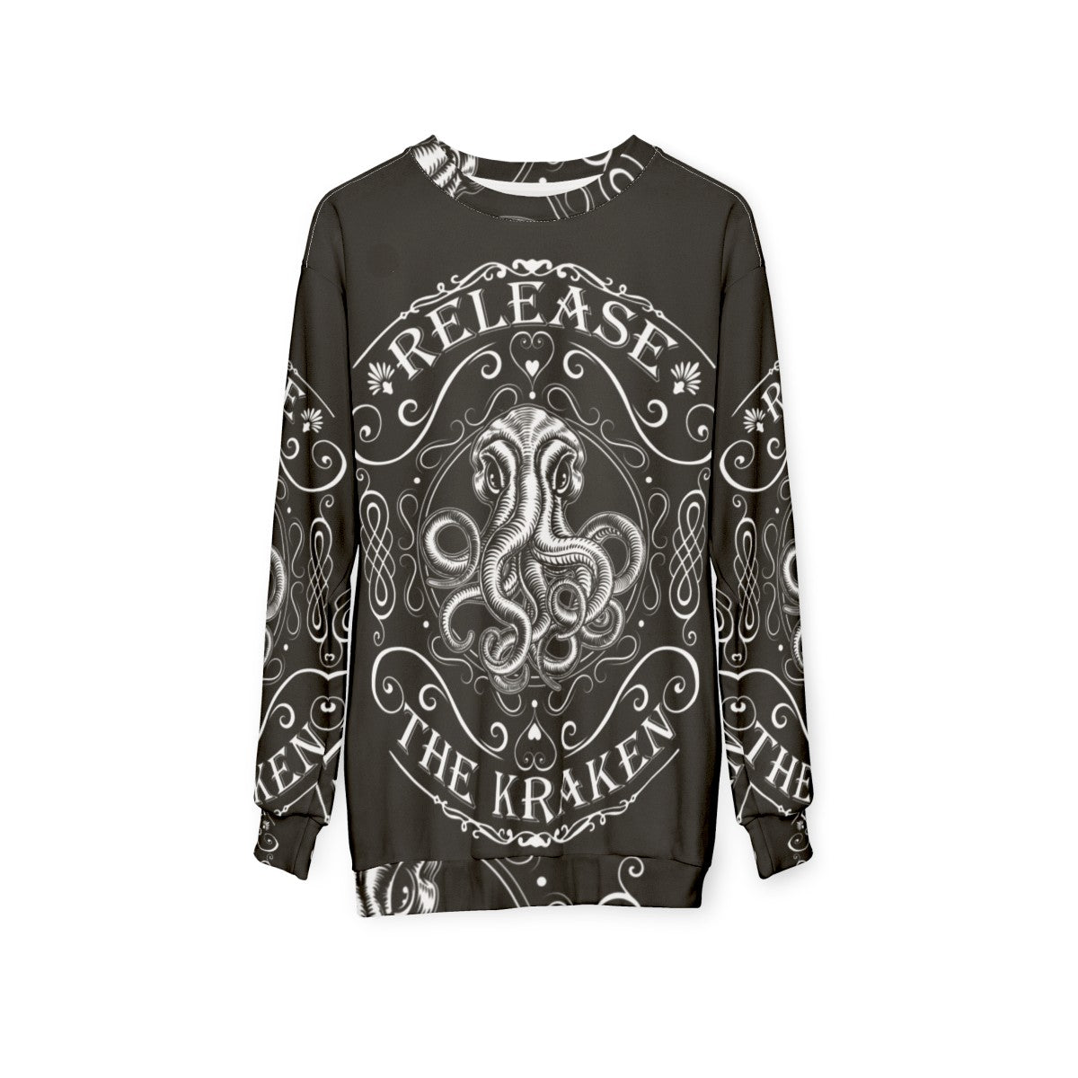 Kraken Mythology Sweatshirt - hanging