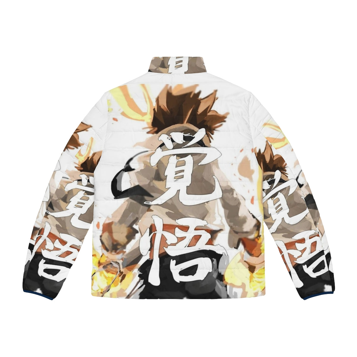 Katekyo Hitman Reborn inspired puffer jacket with an inheritance theme - Back