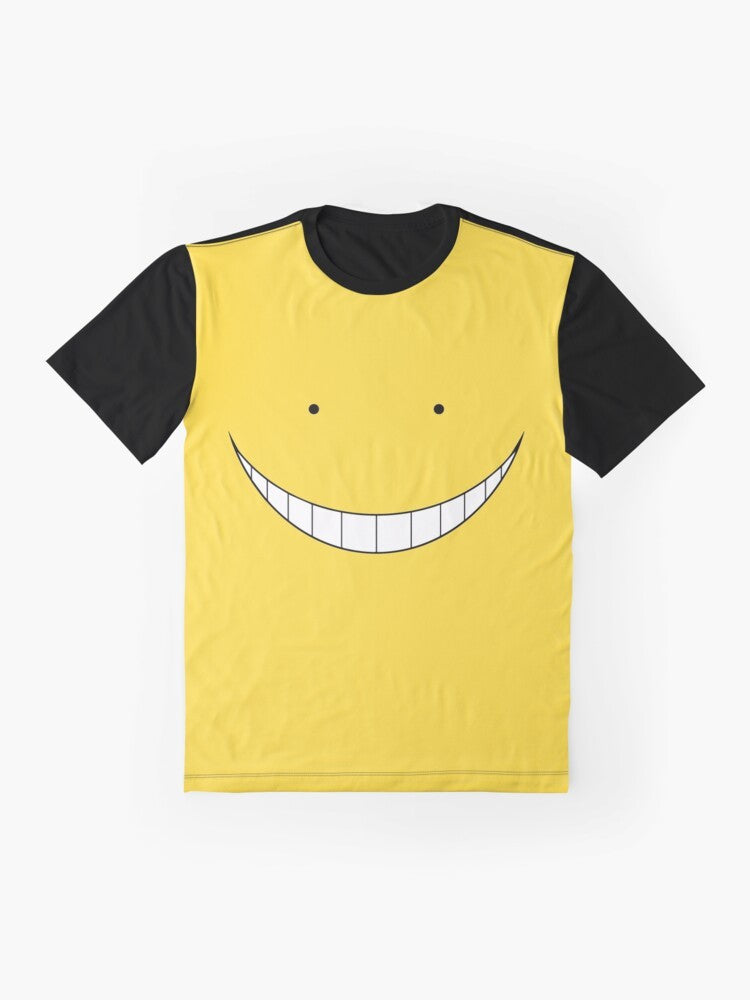 Assassination Classroom Korosensei Graphic T-Shirt featuring the main characters Karma Akabane and Nagisa Shiota - Flat lay