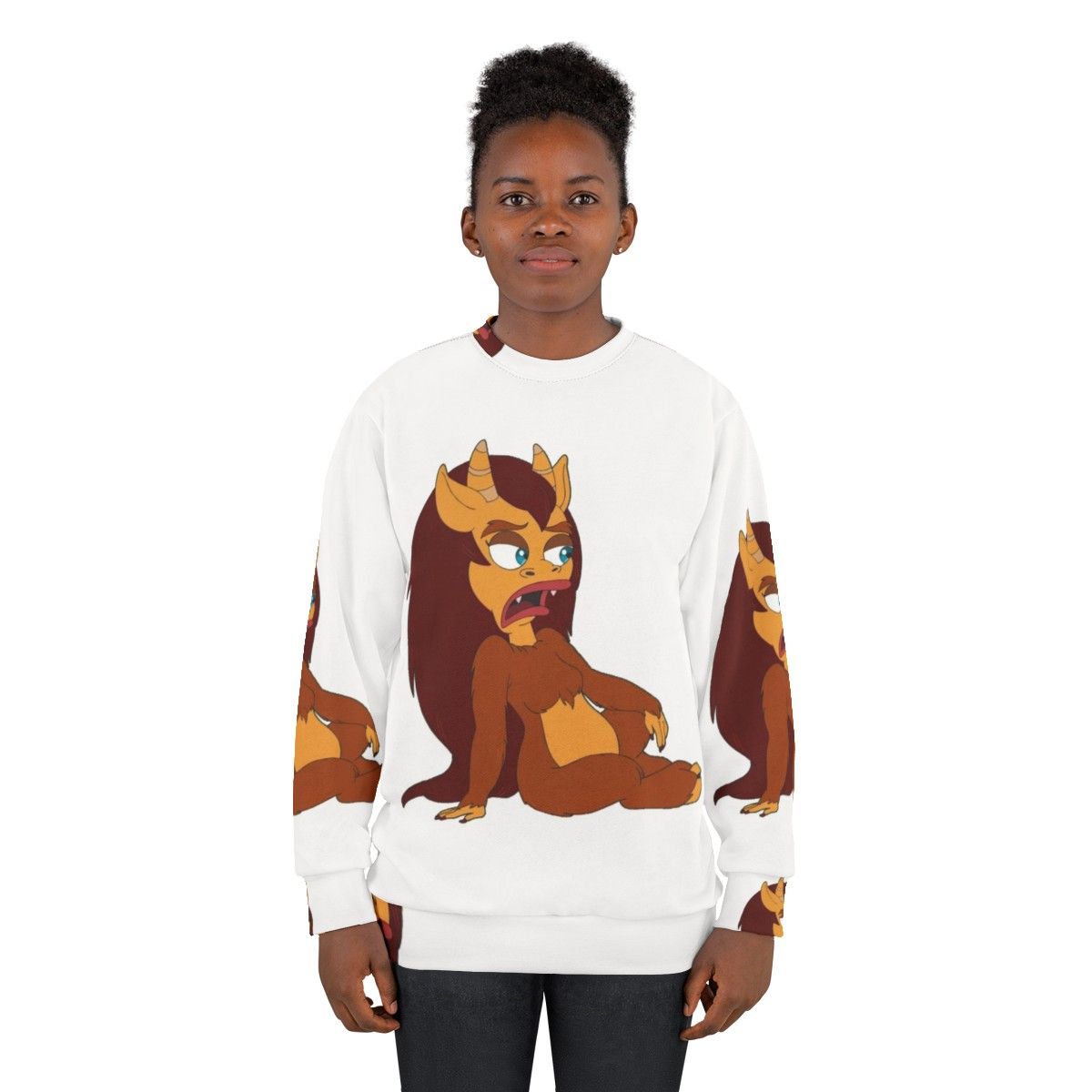 Connie the Hormone Monster Big Mouth Netflix Graphic Sweatshirt - women