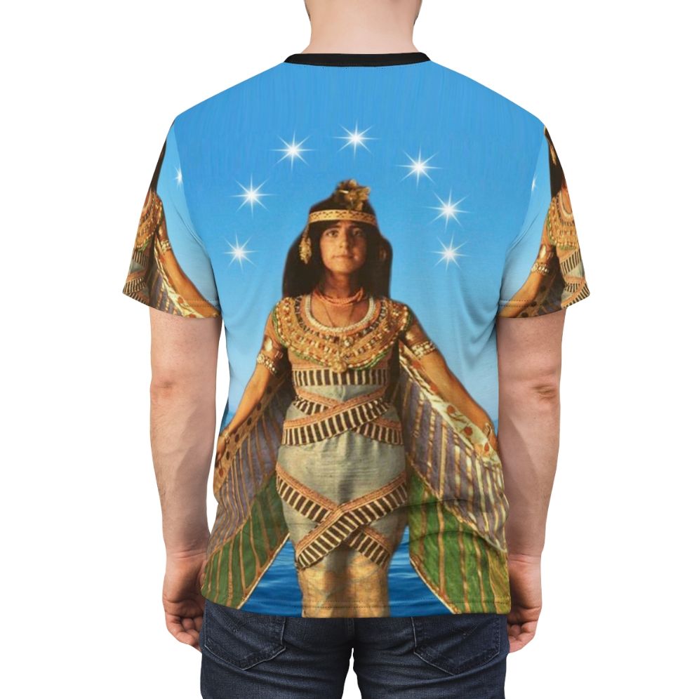 Mystical Priestess Inspired T-Shirt with Colorful Fantasy Artwork - men back