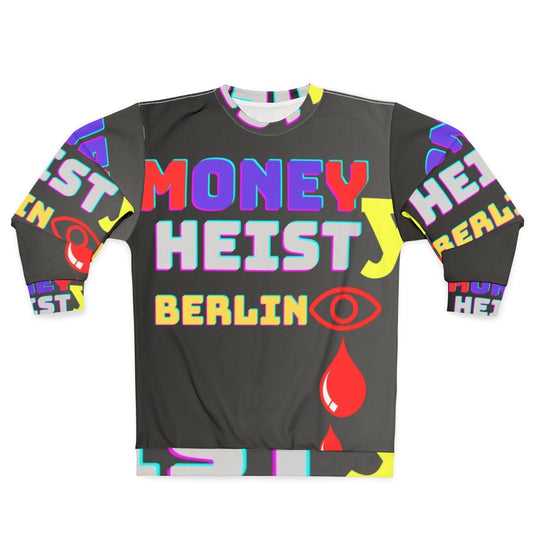 Money Sweatshirt with Risk Of Money Design