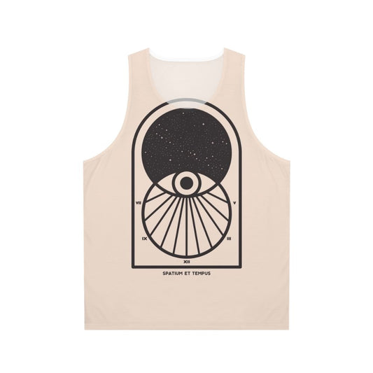 Unisex Space and Time Graphic Tank Top