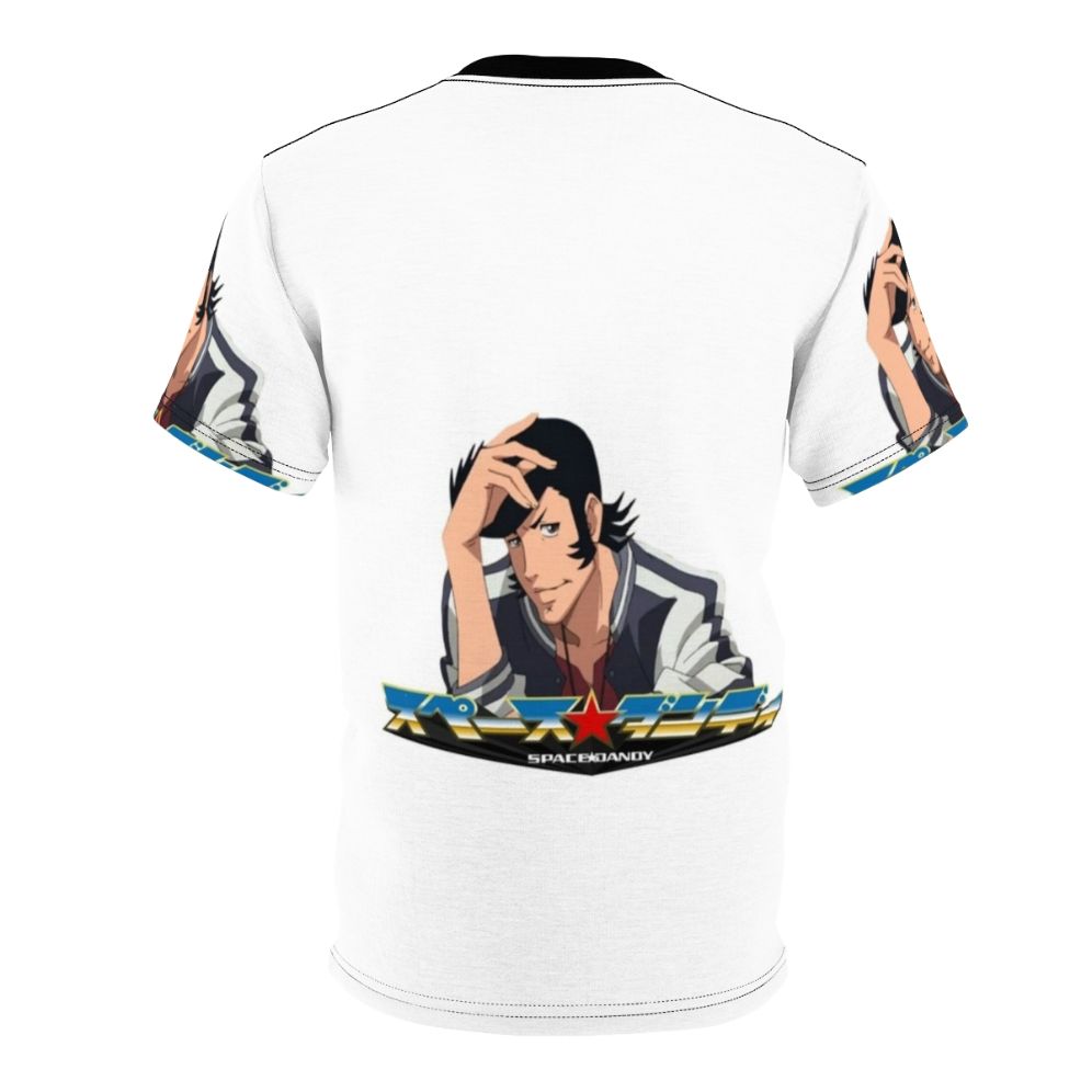 Stylish space dandy anime inspired t-shirt featuring an out-of-this-world graphic design - Back