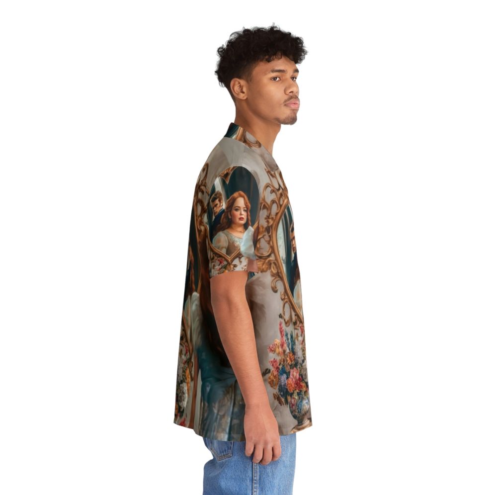 Bridgerton Inspired Hawaiian Shirt featuring Penelope and Colin characters - People Pight