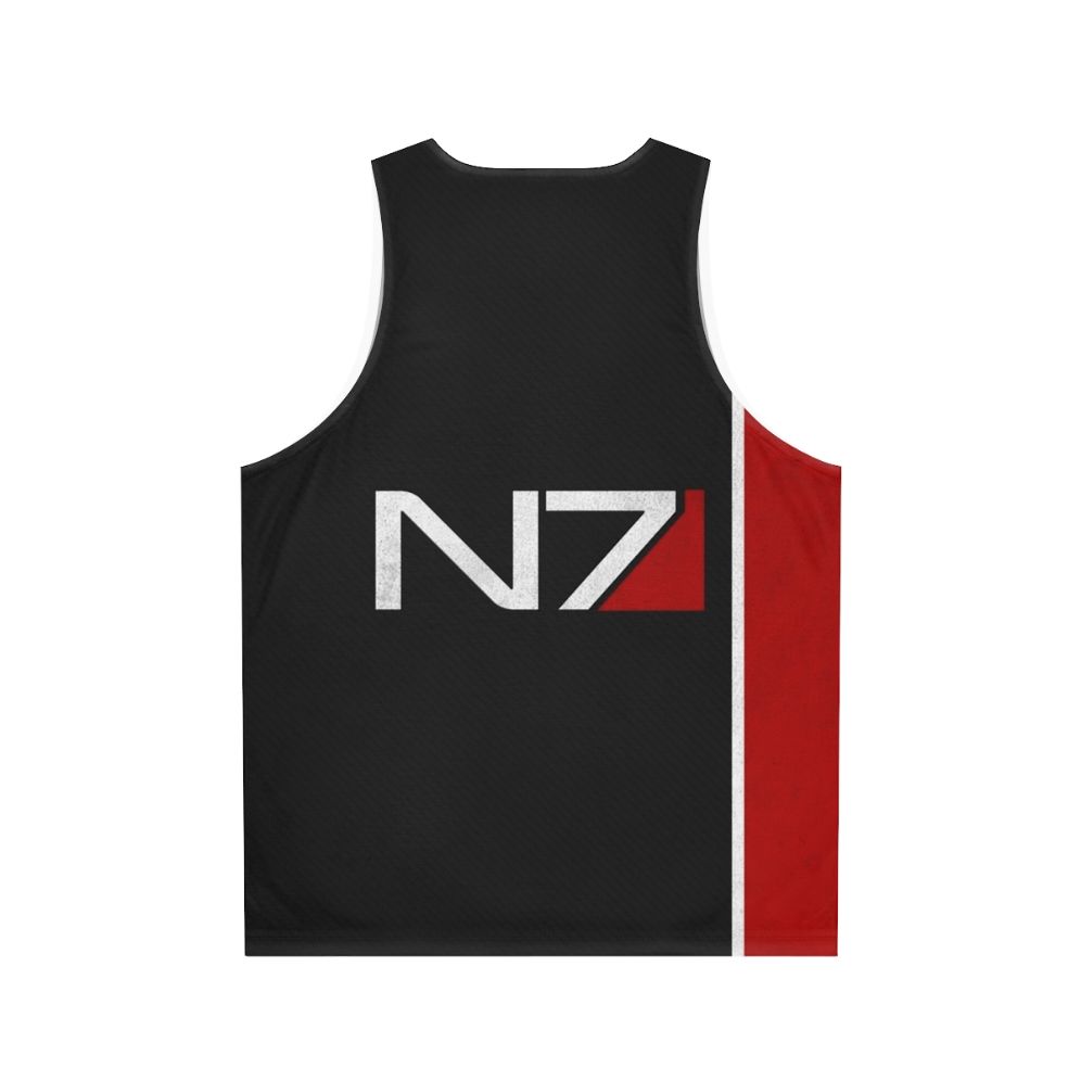 Mass Effect N7 Unisex Tank Top - Back