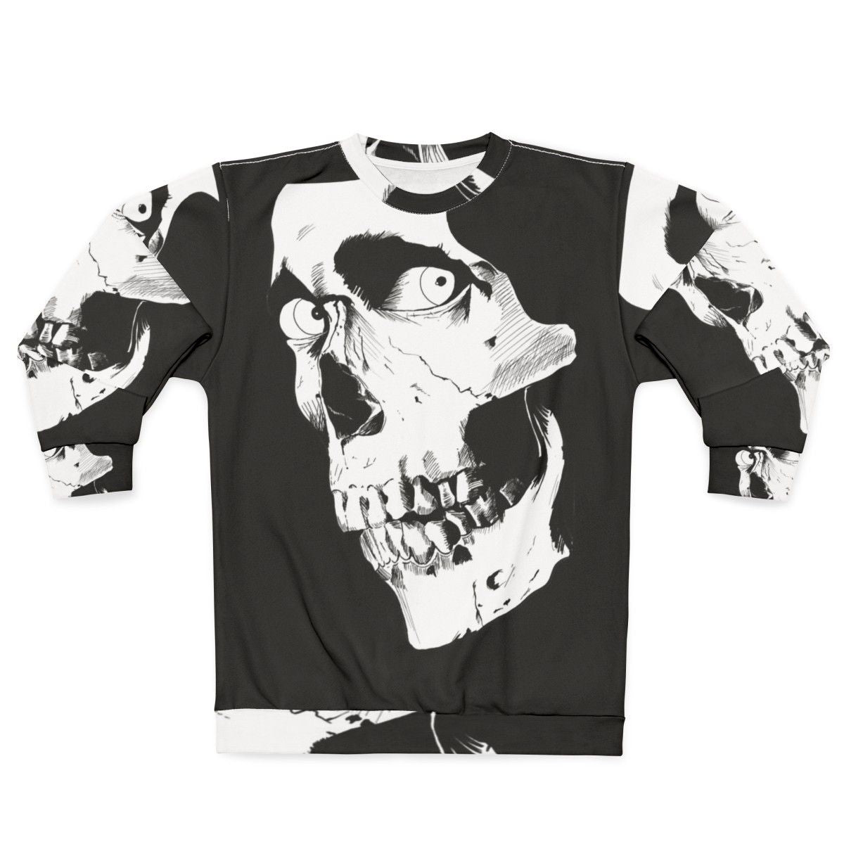 Evil Dead Skull Sweatshirt with Ash Williams Graphic