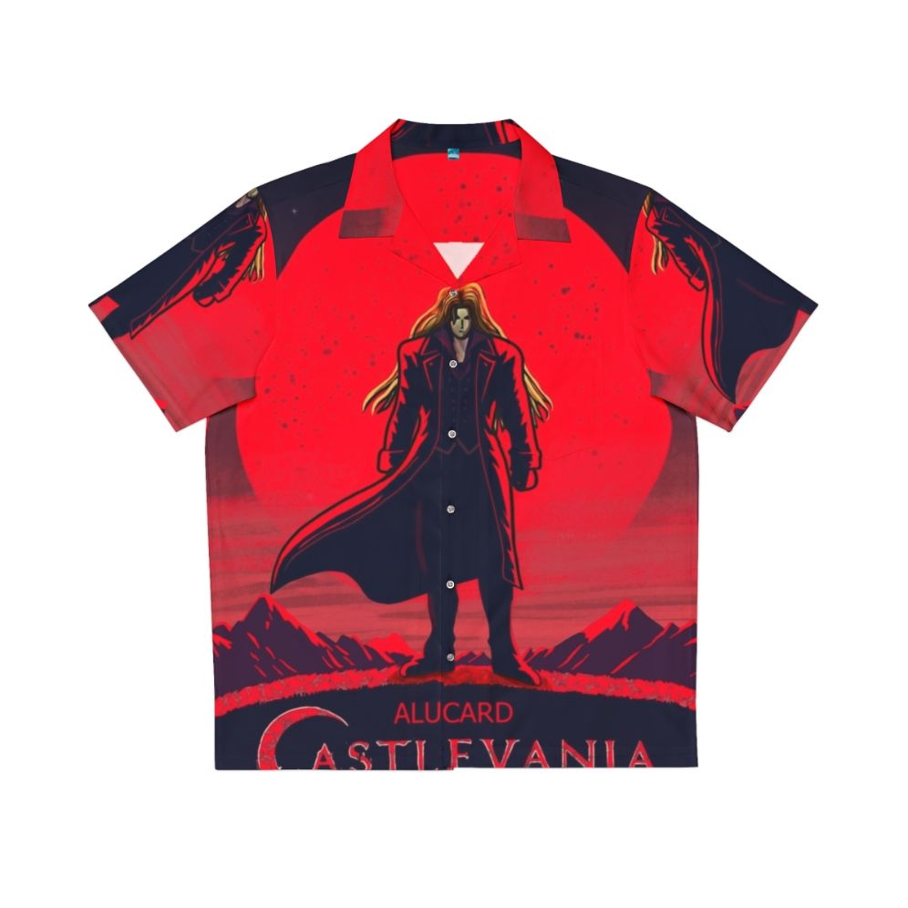 Alucard Castlevania Inspired Hawaiian Shirt