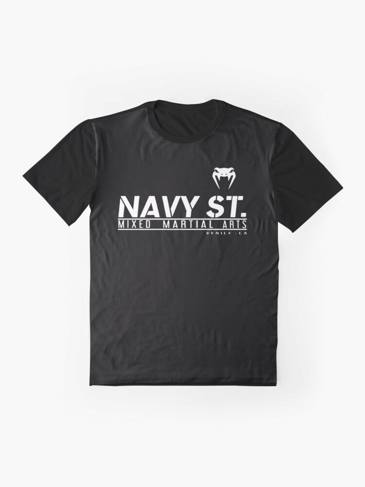 Navy Street® Kingdom MMA Graphic T-Shirt - Flat lay