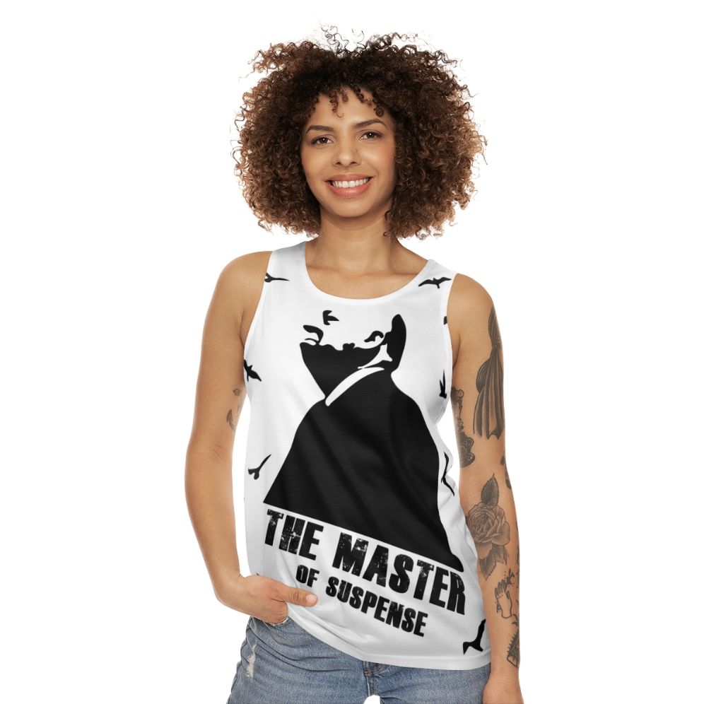 Alfred Hitchcock Master of Suspense Unisex Tank Top - women