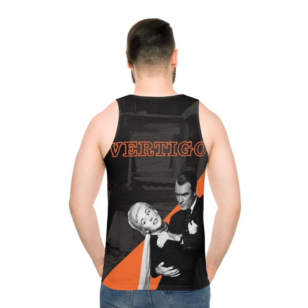 Vertigo Alfred Hitchcock Unisex Tank Top - men back