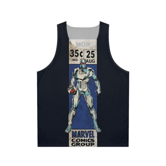 Retro Spaceknight Comics Unisex Tank Top