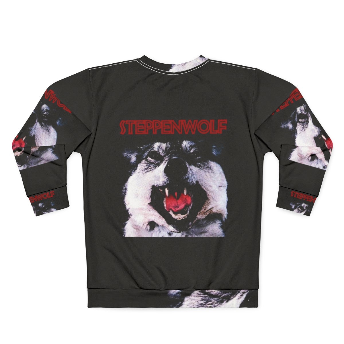 Steppenwolf rock sweatshirt inspired by Hermann Hesse's literature - Back