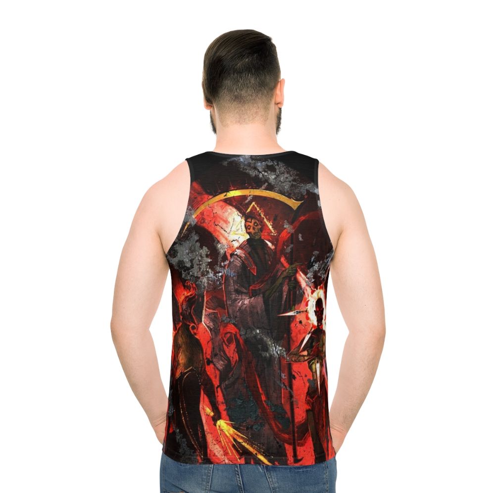 Baldur's Gate: The Dead Three Unisex Tank Top - men back