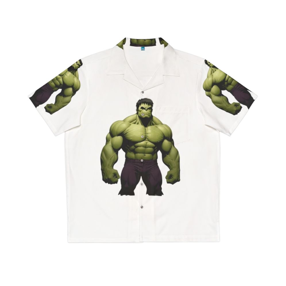 Superhero Marvel Avengers Hulk Hawaiian Shirt