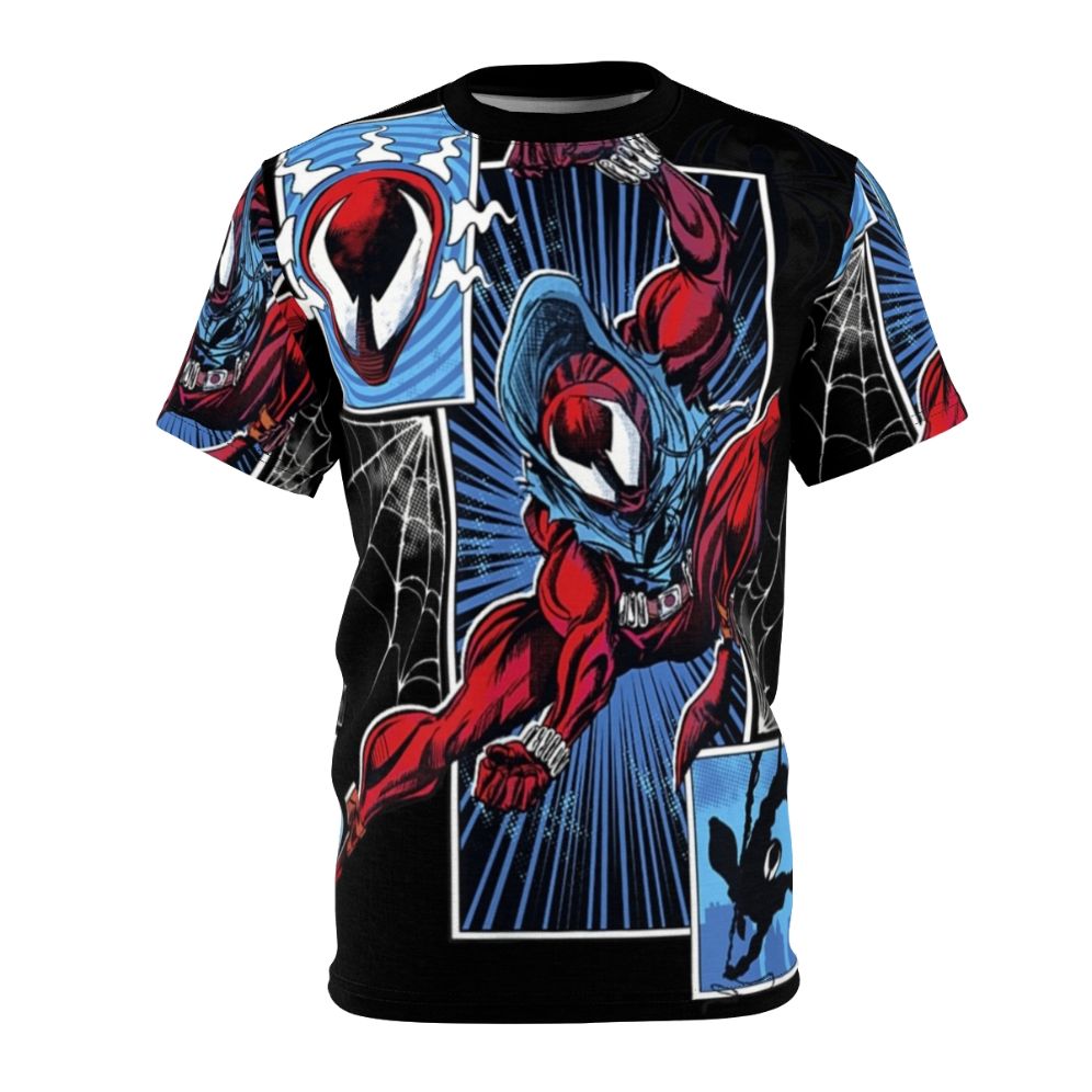 Unisex t-shirt featuring the Scarlet Spider logo and design