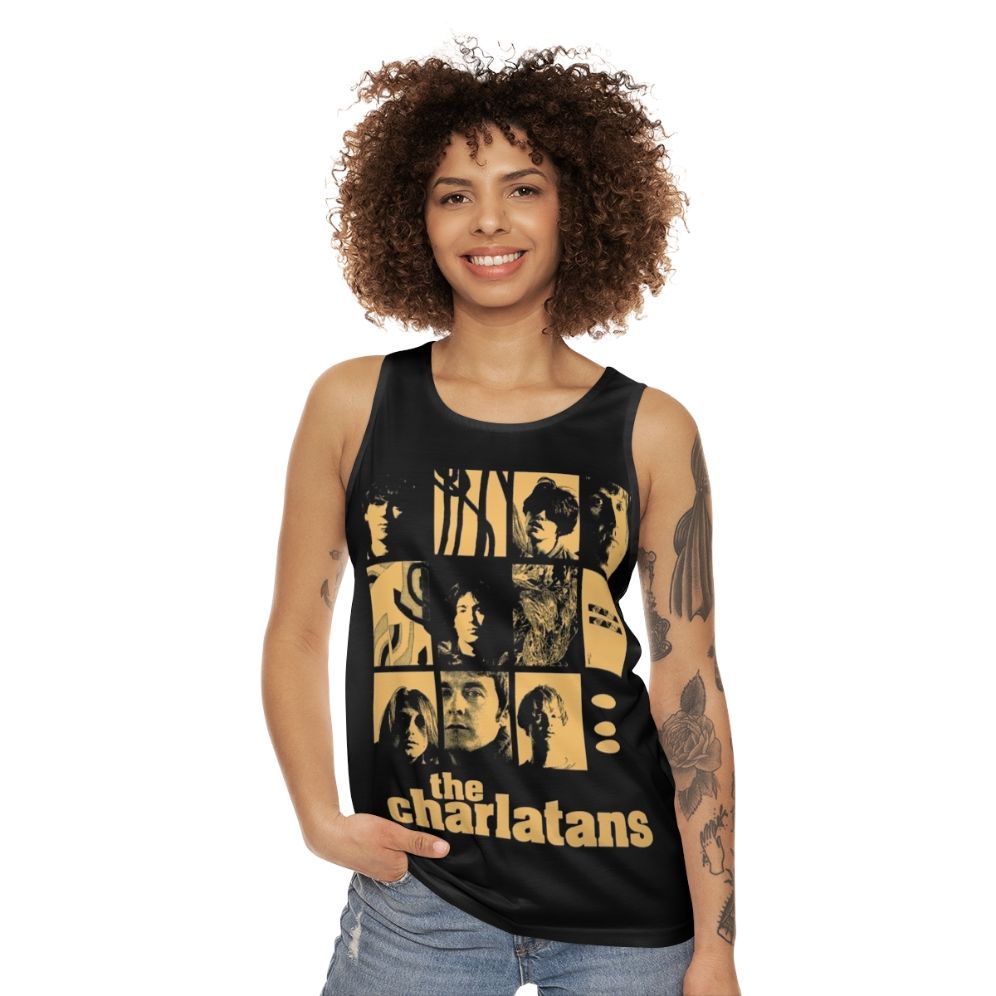 High quality unisex tank top for indie and alternative rock music fans - women