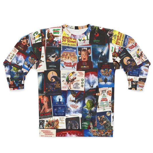 Movie Collage Christmas Sweatshirt