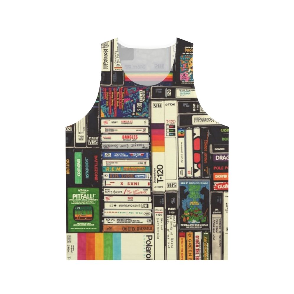 Retro 80s VHS Cassette Unisex Tank Top