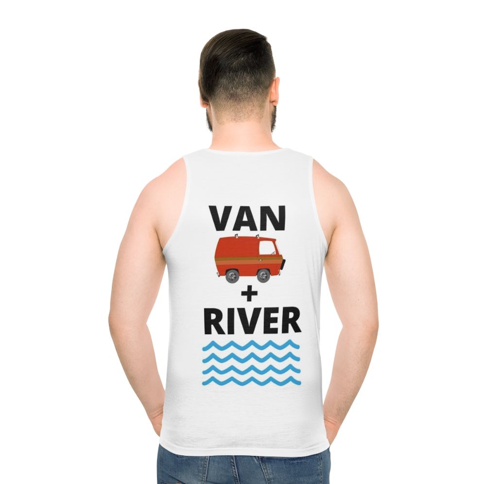 Unisex Van Life River Tank Top - men back