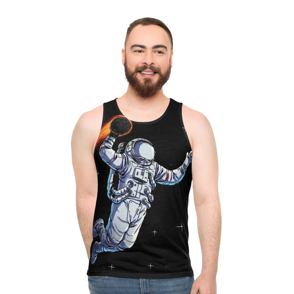 Space Dunk Unisex Basketball Tank Top - men