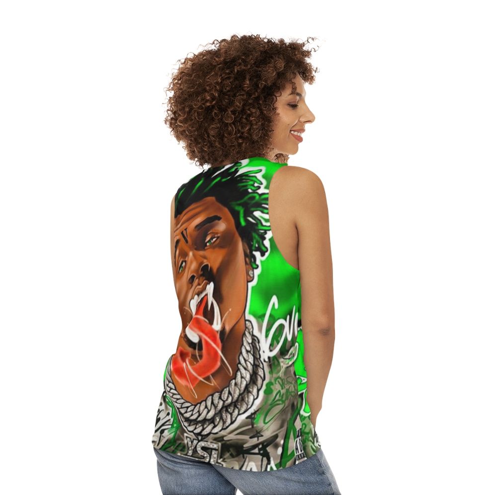 Unisex Hip Hop Drip Season Tank Top - women back